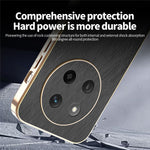 KADEM Phone Case For Honor X60 Pro 5G / X9c 5G / Magic7 Lite 5G Electroplating Silk Texture PU + TPU Back Cover