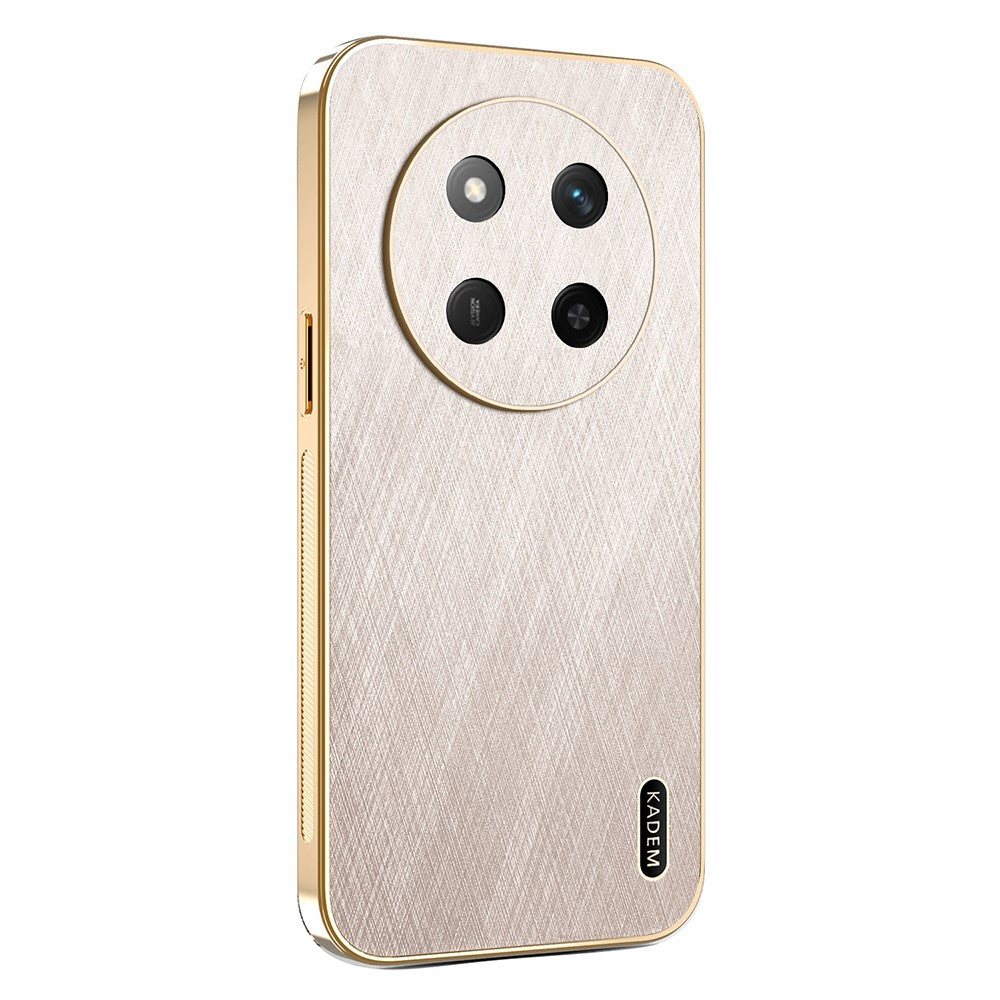 KADEM Phone Case For Honor X60 Pro 5G / X9c 5G / Magic7 Lite 5G Electroplating Silk Texture PU + TPU Back Cover