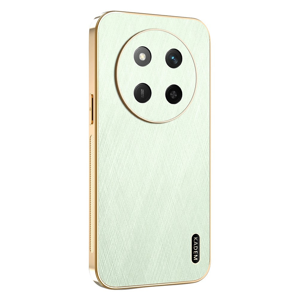 KADEM Phone Case For Honor X60 Pro 5G / X9c 5G / Magic7 Lite 5G Electroplating Silk Texture PU + TPU Back Cover