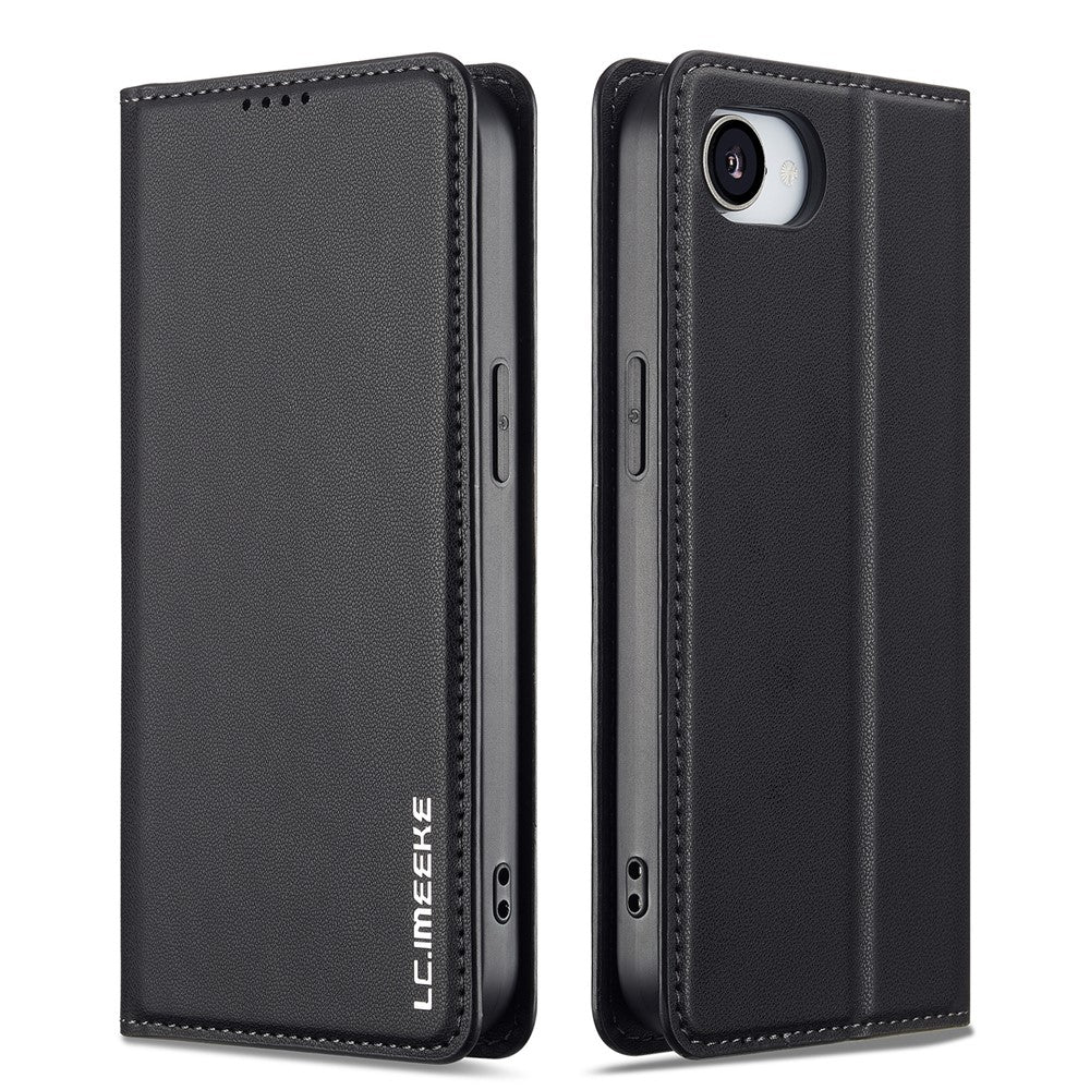 LC.IMEEKE L1-serie til iPhone 17e / 16e cover PU-læderpung med stander Beskyttende telefoncover