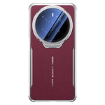 For Honor Magic7 Pro 5G Case with Lens Frame Kickstand Electroplating TPU + PU Phone Back Cover