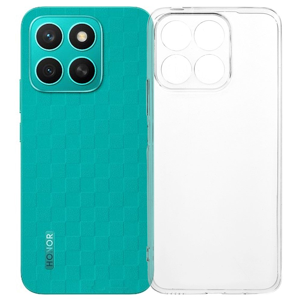 For Honor X8c 4G Back Cover Ultra Thin Flexible TPU Clear Phone Case
