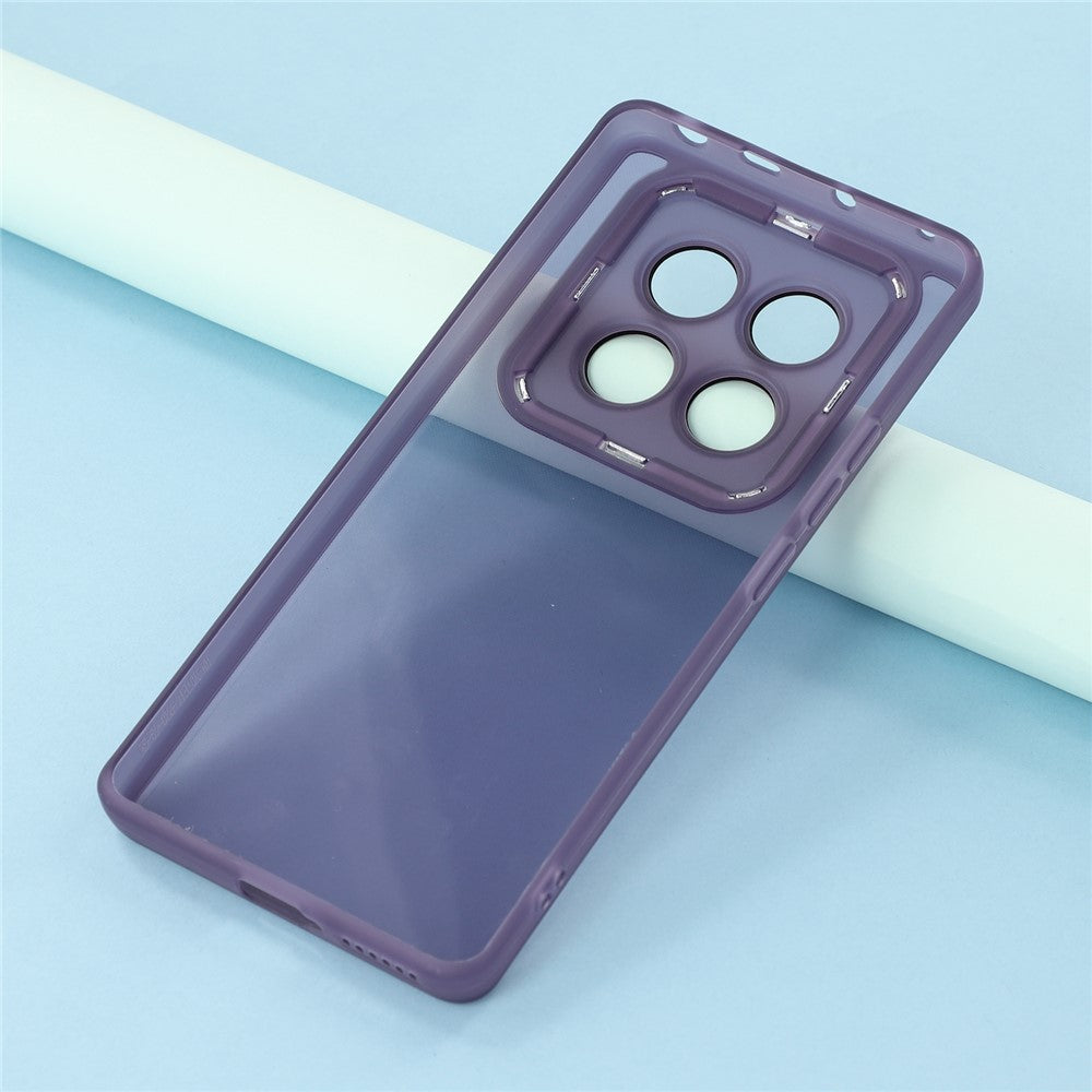 For Xiaomi Redmi Note 14 Pro 4G Case Electroplated Camera Frame TPU Phone Cover