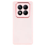 For Xiaomi Redmi Note 14 Pro 4G Case Electroplated Camera Frame TPU Phone Cover