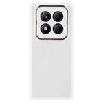For Xiaomi Redmi Note 14 Pro 4G Case Electroplated Camera Frame TPU Phone Cover