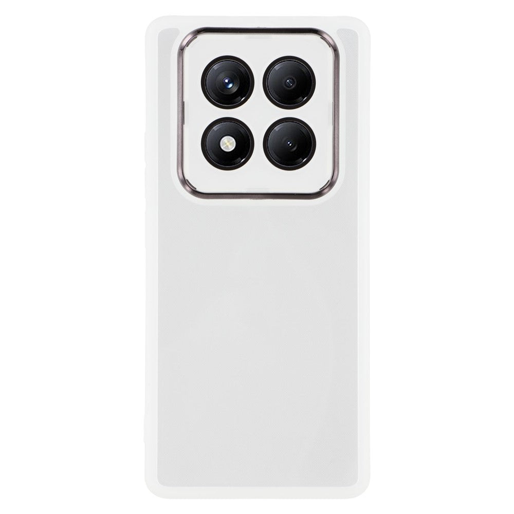 For Xiaomi Redmi Note 14 Pro 4G Case Electroplated Camera Frame TPU Phone Cover