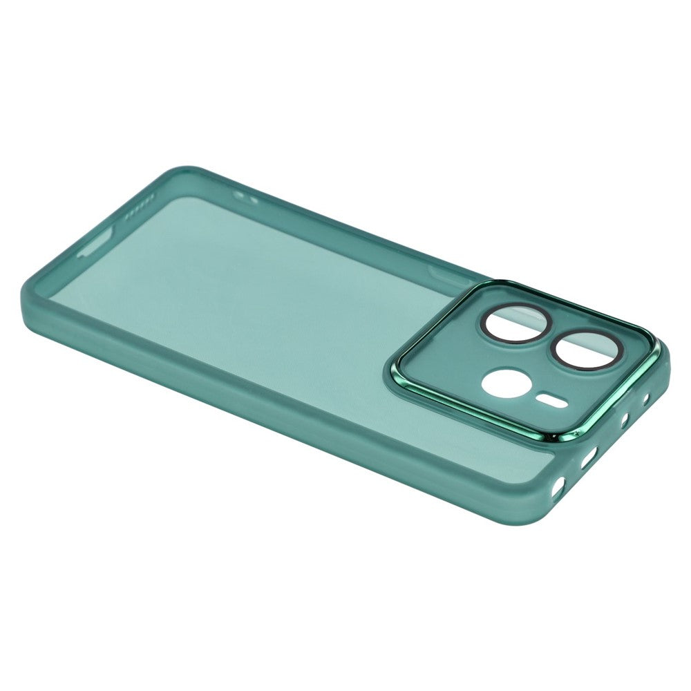For Xiaomi Redmi Note 14 4G (163.25mm) Case Electroplated Camera Frame TPU Phone Cover