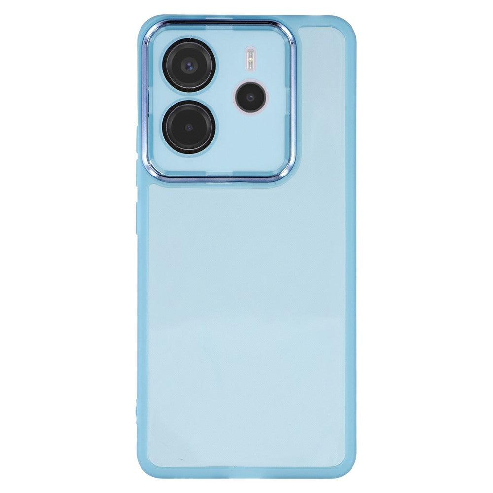 For Xiaomi Redmi Note 14 4G (163.25mm) Case Electroplated Camera Frame TPU Phone Cover