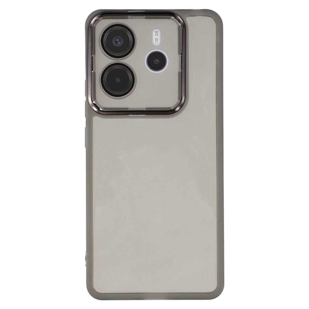 For Xiaomi Redmi Note 14 4G (163.25mm) Case Electroplated Camera Frame TPU Phone Cover