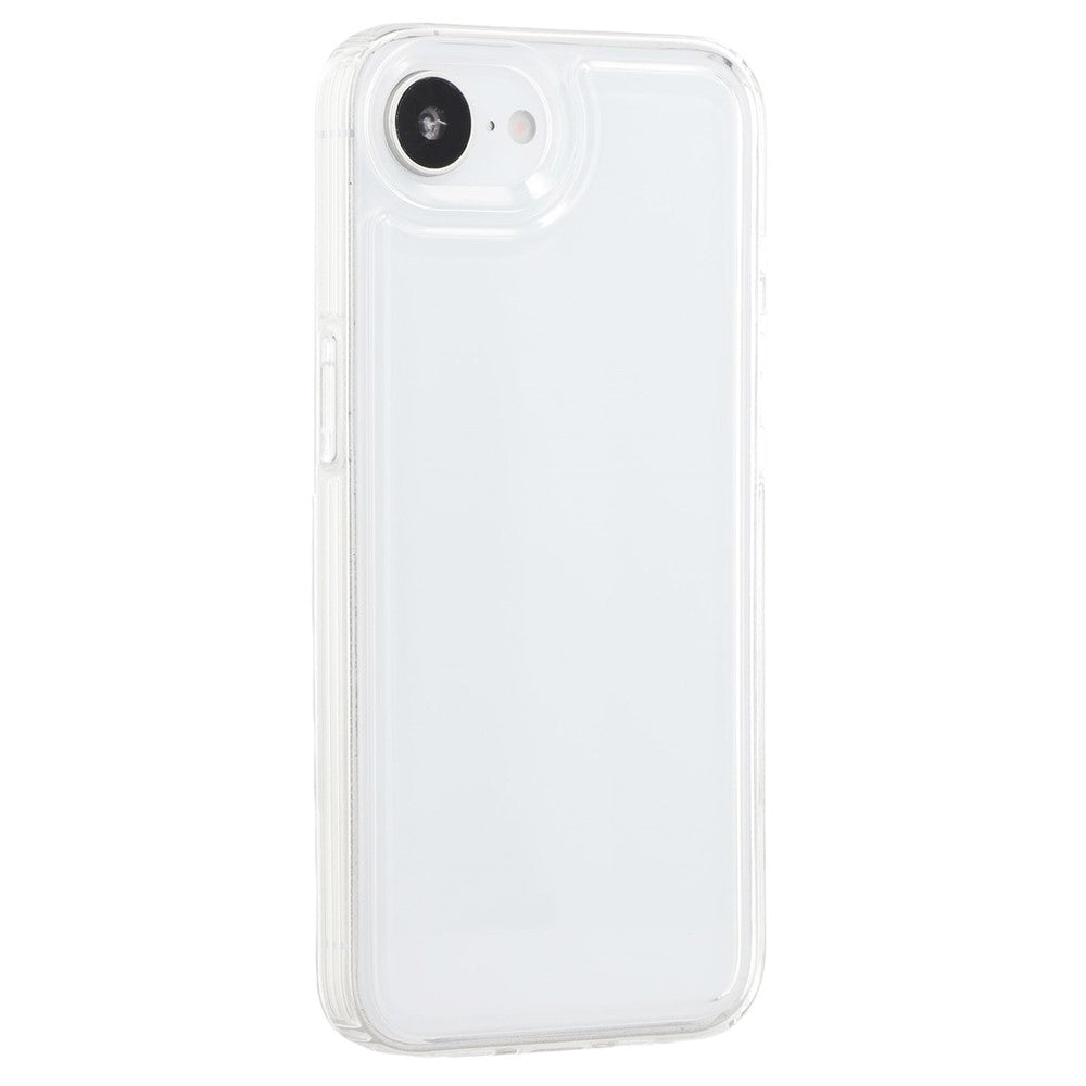 Til iPhone 17e / 16e cover HD klart blødt TPU-bagcover til telefonen Airbag-beskyttelse