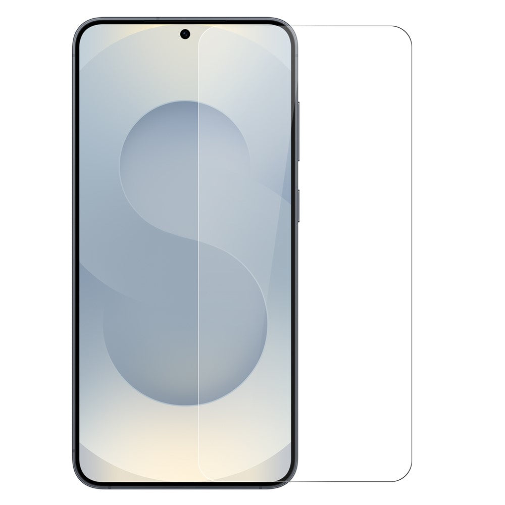 NORTHJO TPU-cover til Samsung Galaxy S25 Edge + hærdet glas (understøtter fingeraftrykslåsning)