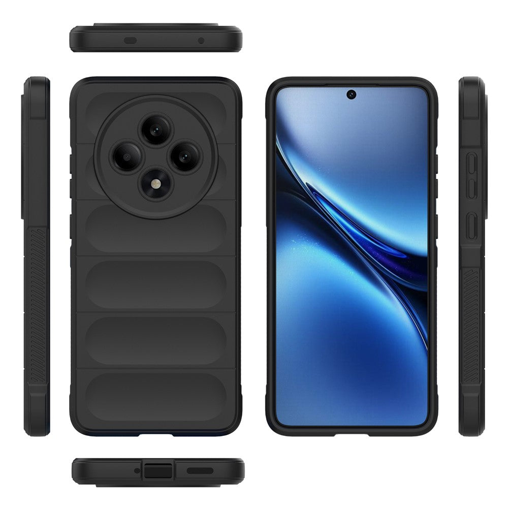 For Oppo Reno12 F 5G Case Anti-Drop Soft TPU Rugged Phone Back Cover