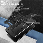 For Honor X8c 4G Etui med skydende kameralåg PC + TPU Kickstand Telefoncover