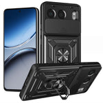 OnePlus Nord 4-skal med skjutbart kameralock PC + TPU-stativmobilskydd