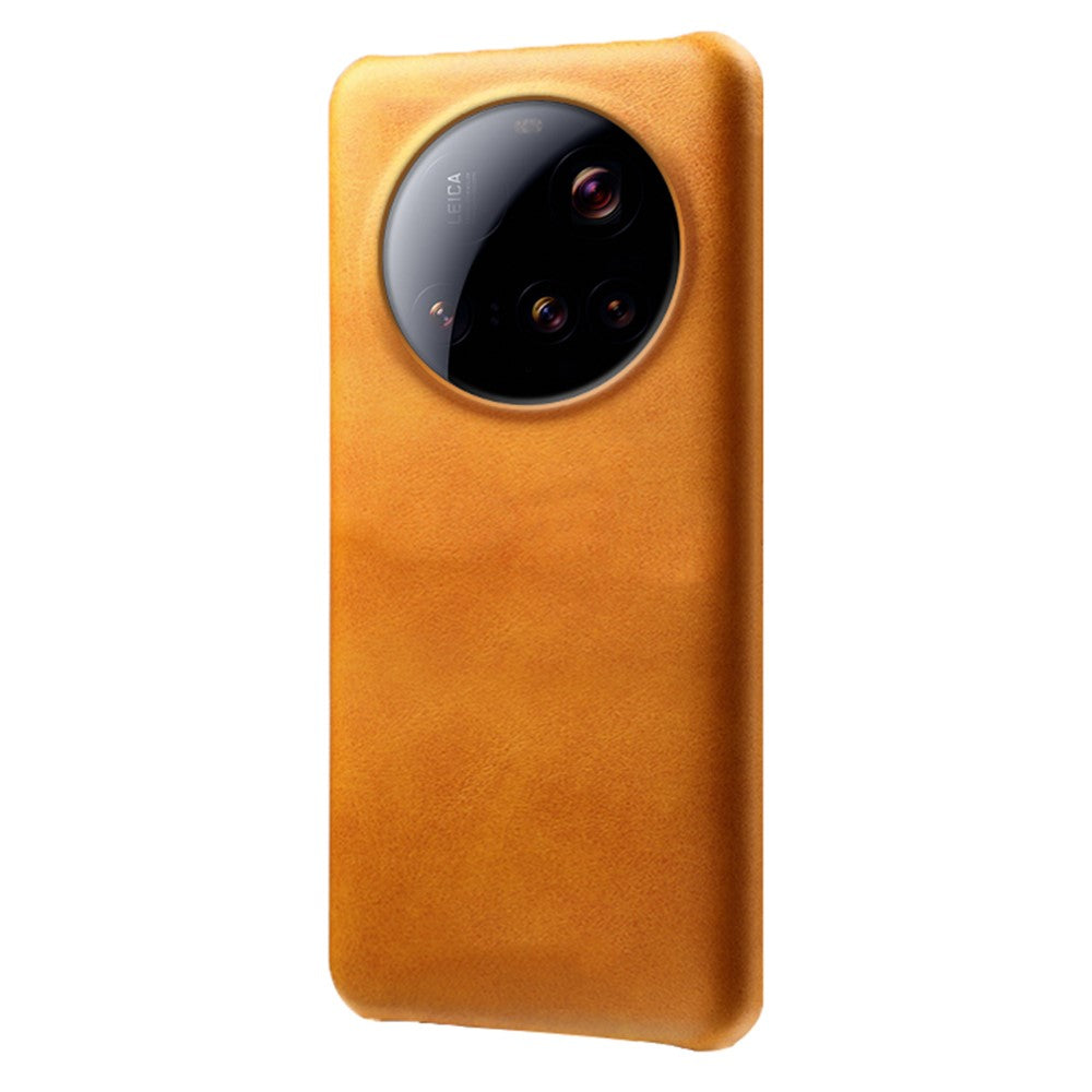 For Xiaomi 15 Ultra Case Calf Texture PU Leather Hard PC Protective Phone Cover