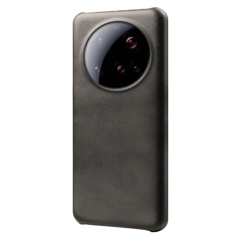 For Xiaomi 15 Ultra Case Calf Texture PU Leather Hard PC Protective Phone Cover