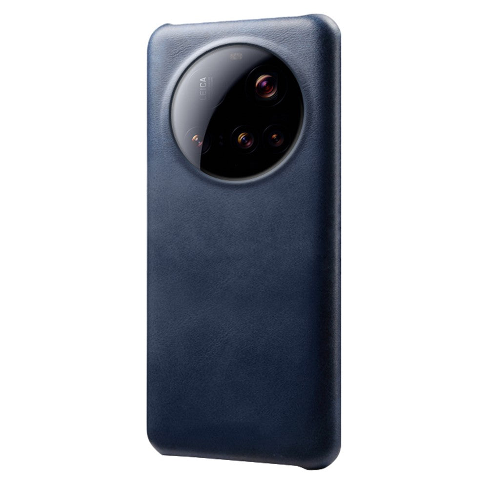 For Xiaomi 15 Ultra Case Calf Texture PU Leather Hard PC Protective Phone Cover
