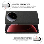 For Xiaomi 15 Ultra Phone Case Cloth Texture Anti-Scratch Protective PC Back Cover
