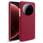 For Xiaomi 15 Ultra Phone Case Cloth Texture Anti-Scratch Protective PC Back Cover