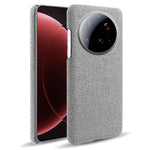 For Xiaomi 15 Ultra Phone Case Cloth Texture Anti-Scratch Protective PC Back Cover