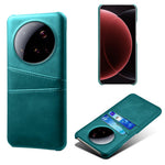 For Xiaomi 15 Ultra Case Dual Card Slots PU Leather + Hard PC Phone Cover