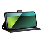 For Xiaomi Redmi Note 13 Pro 5G Case Rhombus Stitching Wallet Stand Leather Phone Cover with Long  /  Short Strap