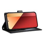 For Xiaomi Redmi Note 13 Pro 4G  /  Poco M6 Pro 4G Case Rhombus Stitching Wallet Stand Leather Phone Cover with Long  /  Short Strap