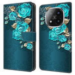 For Xiaomi Redmi Note 14 Pro+ 5G Case Magnetic Clasp 3D Pattern Leather Wallet Phone Cover