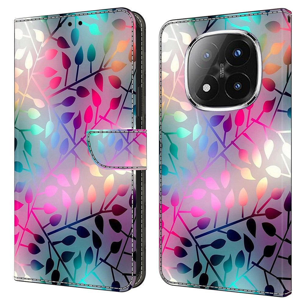 For Xiaomi Redmi Note 14 Pro+ 5G Case Magnetic Clasp 3D Pattern Leather Wallet Phone Cover