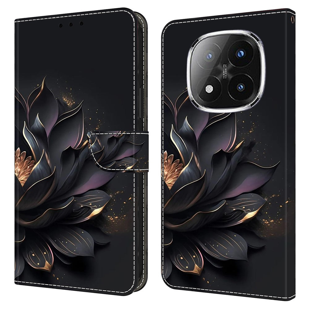 For Xiaomi Redmi Note 14 Pro+ 5G Case Magnetic Clasp 3D Pattern Leather Wallet Phone Cover