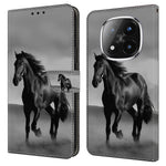 For Xiaomi Redmi Note 14 Pro+ 5G Case Magnetic Clasp 3D Pattern Leather Wallet Phone Cover