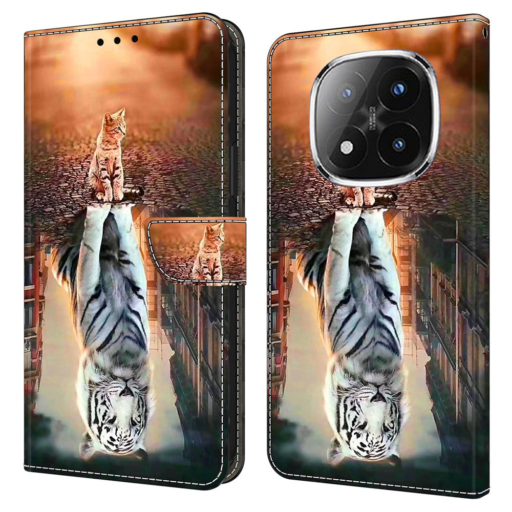 For Xiaomi Redmi Note 14 Pro+ 5G Case Magnetic Clasp 3D Pattern Leather Wallet Phone Cover