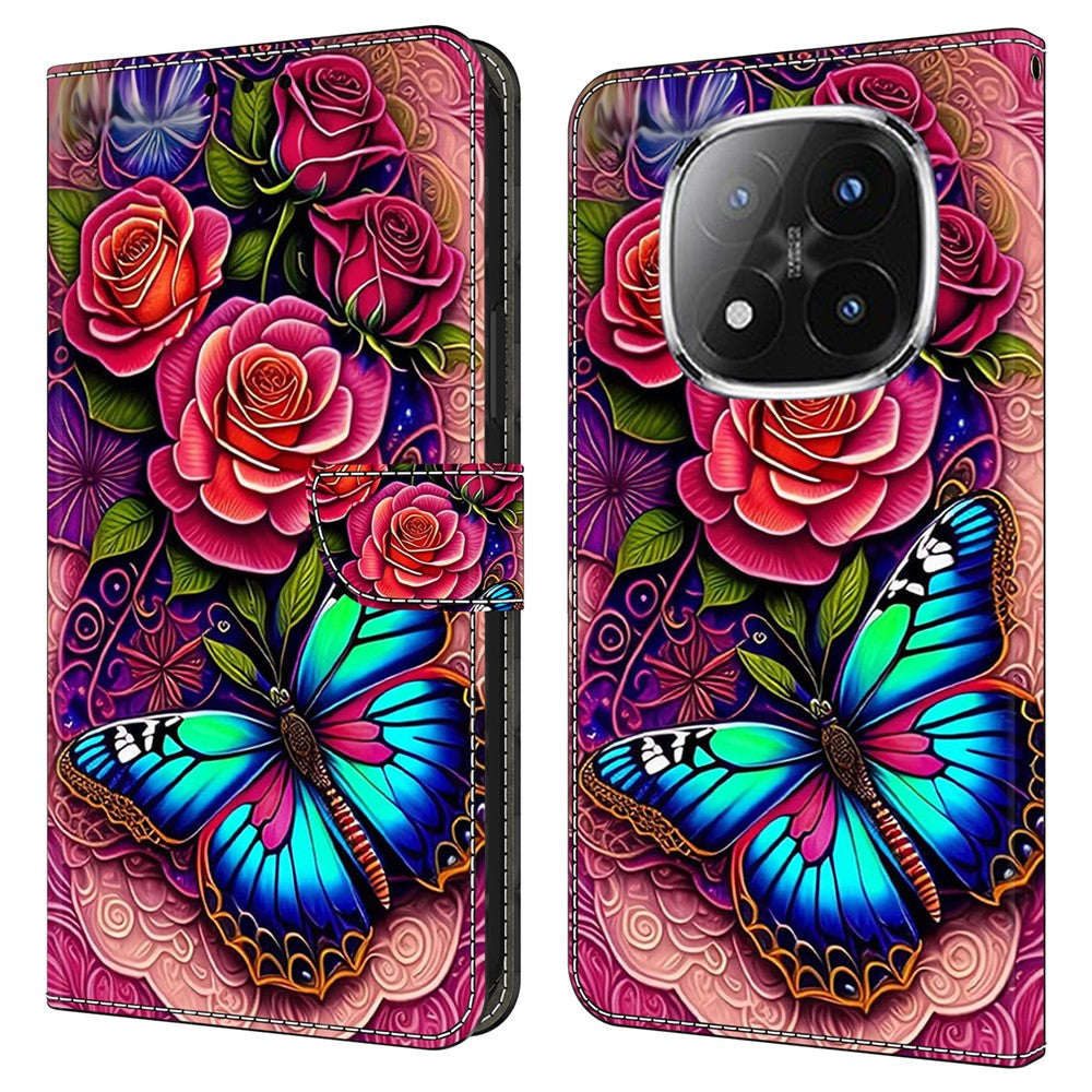 For Xiaomi Redmi Note 14 Pro+ 5G Case PU Leather Wallet Phone Cover with Stand