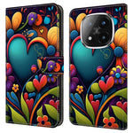 For Xiaomi Redmi Note 14 Pro+ 5G Case PU Leather Wallet Phone Cover with Stand