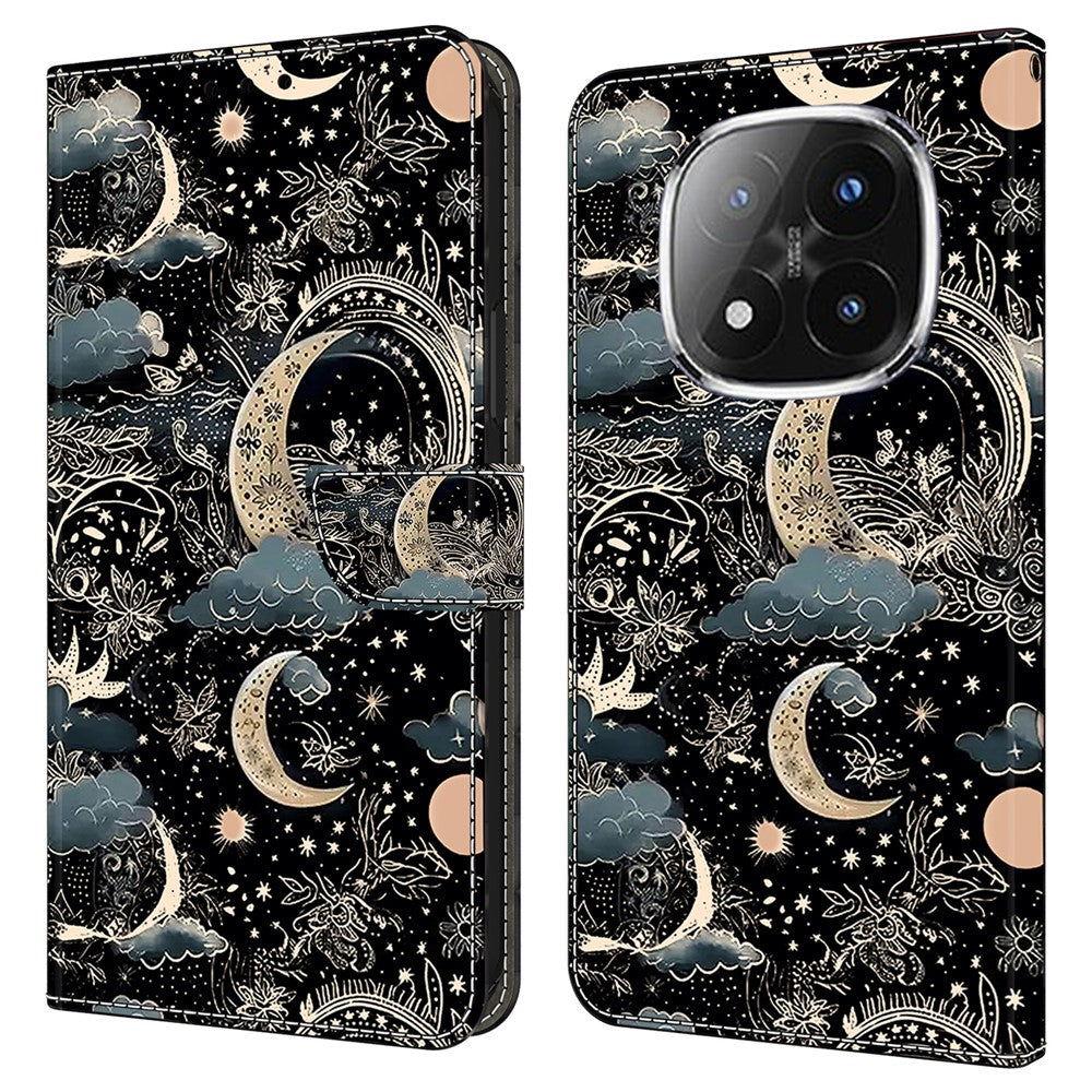 For Xiaomi Redmi Note 14 Pro+ 5G Case PU Leather Wallet Phone Cover with Stand