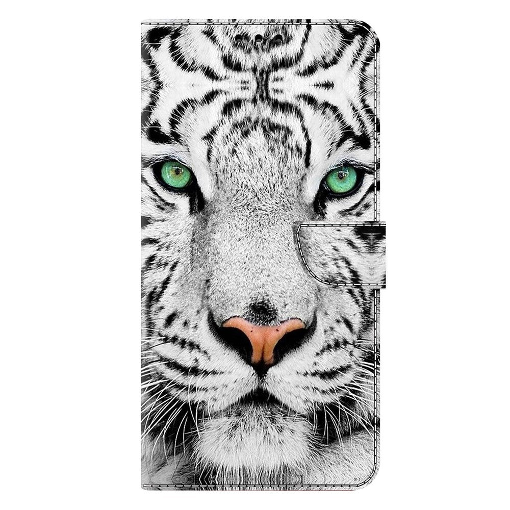 For Honor Magic7 Pro 5G Case with Card Slot Pattern Printed TPU+PU Leather Flip Phone Cover