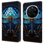 For Honor Magic7 Pro 5G Case with Card Slot Pattern Printed TPU+PU Leather Flip Phone Cover