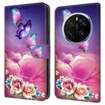 For Honor Magic7 Pro 5G Case with Card Slot Pattern Printed TPU+PU Leather Flip Phone Cover