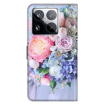 For Xiaomi 15 Pro Case Magnetic Clasp 3D Pattern Leather Wallet Phone Cover
