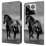 For Xiaomi 15 Pro Case Magnetic Clasp 3D Pattern Leather Wallet Phone Cover
