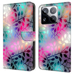 For Xiaomi 15 Pro Case Magnetic Clasp 3D Pattern Leather Wallet Phone Cover