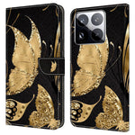 For Xiaomi 15 Pro Case Magnetic Clasp 3D Pattern Leather Wallet Phone Cover