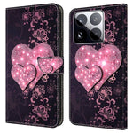 For Xiaomi 15 Pro Case 3D Pattern PU Leather Wallet Phone Cover with Stand