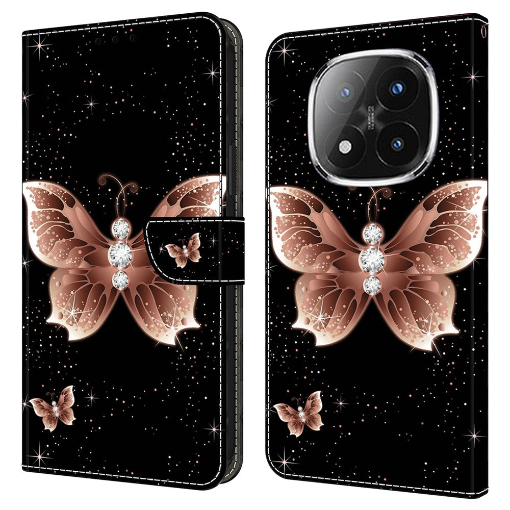 For Xiaomi Redmi Note 14 Pro+ 5G Case 3D Pattern PU Leather Wallet Phone Cover with Stand