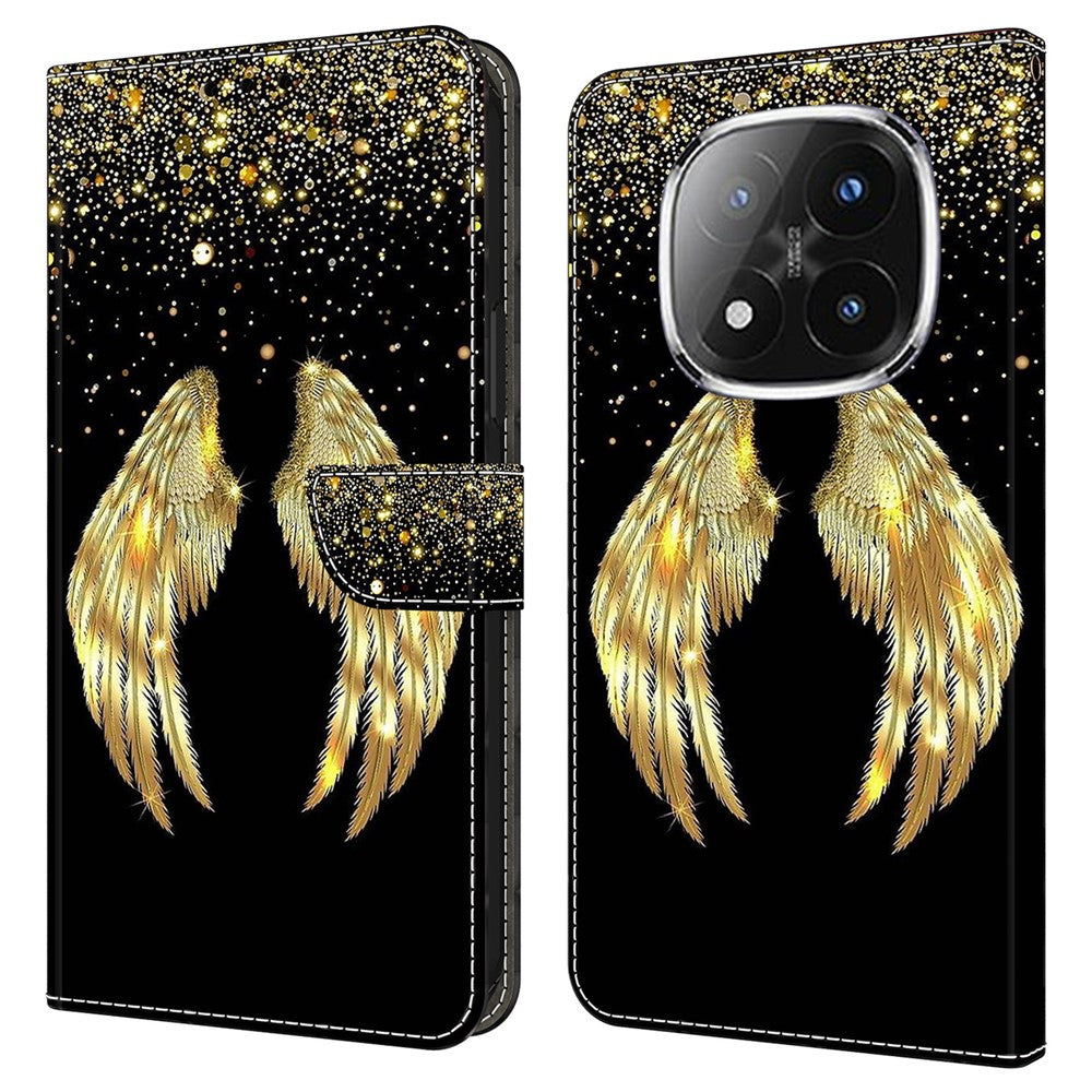 For Xiaomi Redmi Note 14 Pro+ 5G Case 3D Pattern PU Leather Wallet Phone Cover with Stand