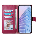 For Xiaomi 15 Case Rhombus Stitching Wallet Stand Leather Phone Cover with Long  /  Short Strap