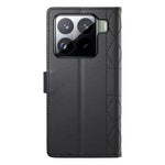 For Xiaomi 15 Pro Case Rhombus Stitching Wallet Stand Leather Phone Cover with Long  /  Short Strap