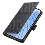For Xiaomi 15 Pro Case Rhombus Stitching Wallet Stand Leather Phone Cover with Long  /  Short Strap