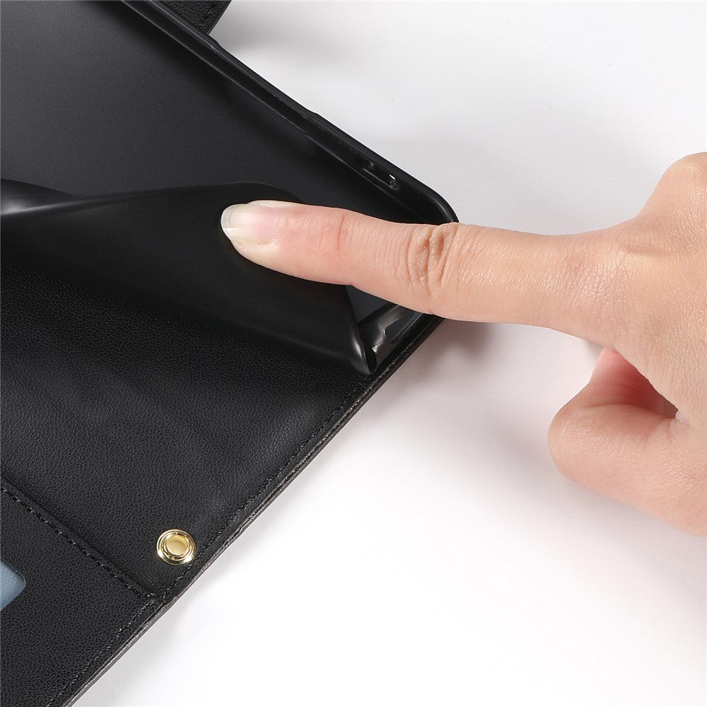 For Xiaomi 15 Pro Case Rhombus Stitching Wallet Stand Leather Phone Cover with Long  /  Short Strap