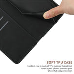 For Xiaomi 15 Ultra Case Skin Touch Lines Imprinted PU Leather Flip Phone Cover